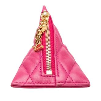 Saint Laurent Pre-owned Coin Pouch - Dames - Pre-owned - Roze - Maat: ONE Size