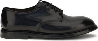 Premiata Zwarte Kalfsleren Bos Taurus Oxfords en Derbies