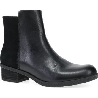 Dansko Denay Waterproof Bootie in Black Waterproof Milled at Nordstrom Rack, Size 9.5-10Us / 40Eu
