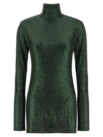 Norma Kamali Bicolor Polyester Short Womens Dress