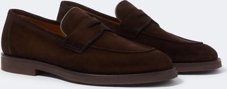 Magnanni Cervan Penny suede penny loafers