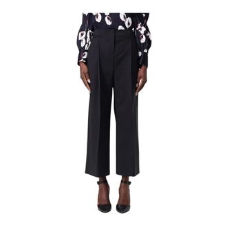 HUGO BOSS Cropped Trousers Pleated Design