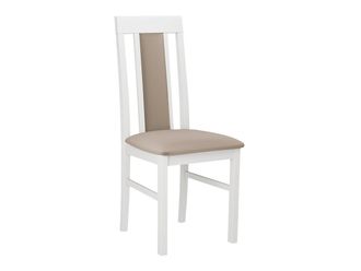 Mirjan24 Mobilier1 - Silla Victorville 165, Blanco, 96x43x40cm, Tapiz, De Madera, Madera, Muebles Ya Montados