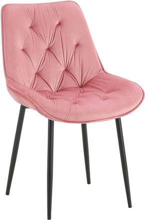 Clp Silla De Comedor Wallace De Terciopelo Rosa