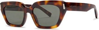 Saint Laurent Cat-eye Sunglasses - Brown Havana - One Size