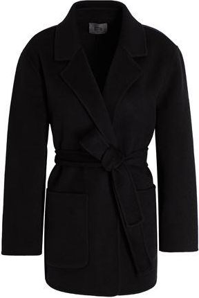 8 by YOOX BELTED SHORT COAT