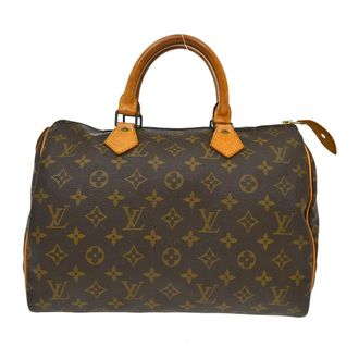 Louis Vuitton Speedy Monogram Canvas Brown Canvas Handbag (Pre-Owned)
