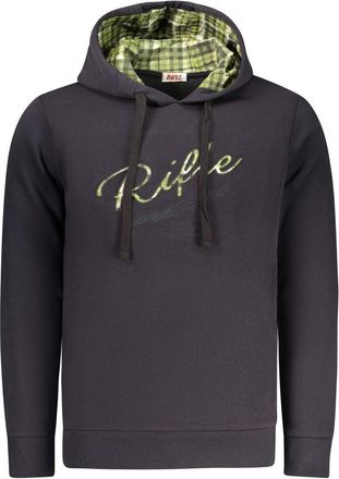 Rifle Blauw Katoenen Heren Hoodie