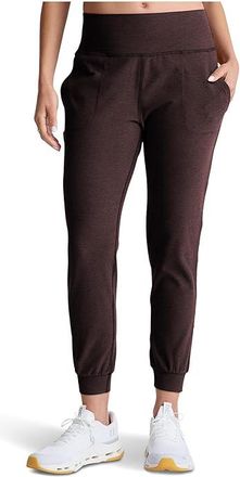Beyond Yoga Spacedye Midi Joggers Womens Casual Pants Dark Chocolate Heather : 2XL (US Womens 18-20), Elastane/Polyester