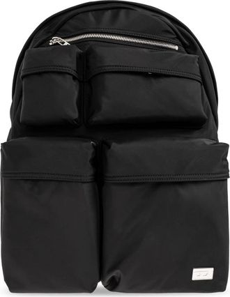 Diesel Multi-Pkts Rugzak - Heren - Rugzakken - Zwart - ONE Size - Polyester - Tassen