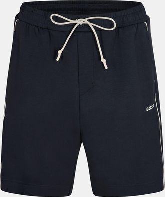 HUGO BOSS Mens Hbg Headlo 1 Fleece Shorts in Black - Size Small