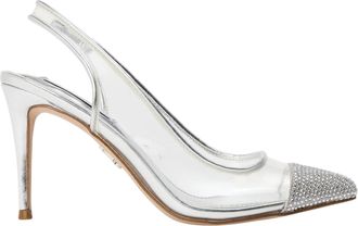 Steve Madden Dames/Dames Leena Metallic Sling Back Pompen (Zilver)
