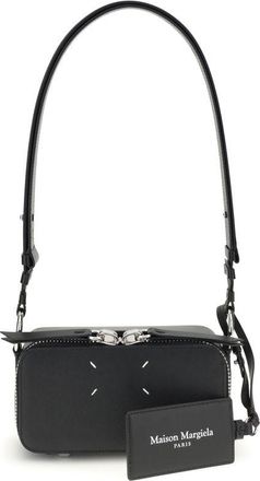 Maison Margiela Zwarte Kalfsleer Bos Taurus Schoudertas