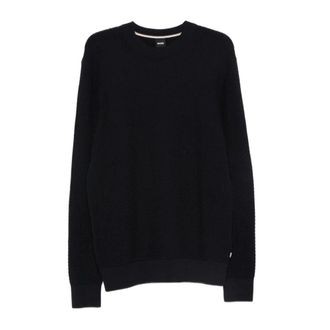 HUGO BOSS H-Imberto Sweater - Heren - Truien - Zwart - Maat: 2XL Katoen