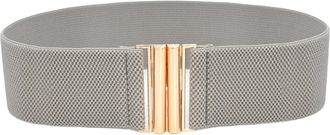 Generic Womens Belt Fashion Be Pairde With Dresses Elastic Elastic Womens Belt (Grey)