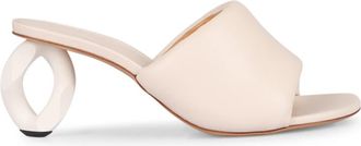 J.W.Anderson Leren Mules - Dames - Muiltjes - Wit - 36 EU - Leer - Schoenen