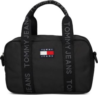 Tommy Jeans logo-stripe tote bag - Black