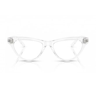 Versace VE3364U148 Cat-Eye Crystal Eyeglasses - Clear