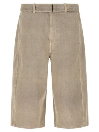 Christophe Lemaire Mens Denim Bermuda Shorts