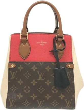Louis Vuitton Pre-owned Handbag- Tote bag - Dames - Vintage Handtas - Bruin - ONE Size - Vintage