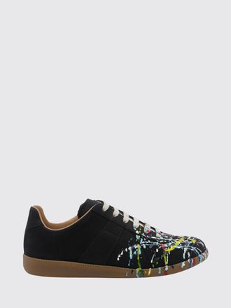 Maison Margiela Sneakers Replica in pelle con schizzi di pittura
