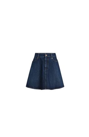 Brunello Cucinelli Denim mini skirt at Nordstrom, Size 42 It