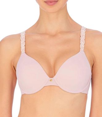 Natori Pure Luxe Custom Underwire Bra In Rose