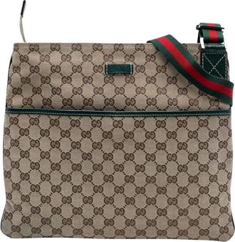 Gucci Pre-owned Cross Body Bags, female, Brown, Size: ONE SIZE Pre-owned Patterned Shoulder Bag