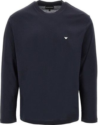 Emporio Armani Lyocell and cotton blend T-shirt with logo Man XXL