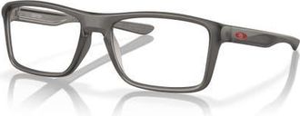 Oakley 57mm Rectangle optical glasses in Grey at Nordstrom