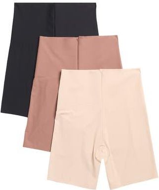 Skinny Girl 2-Pack Shaping Shorts in Sable Rose/Froth/Black at Nordstrom Rack, Size X-Large