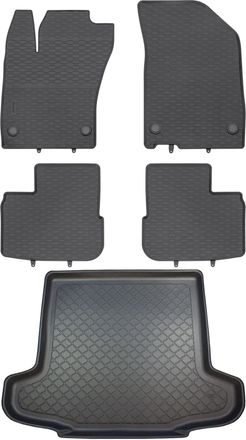 OEM Juego De Alfombrillas De Goma Para Coche Y Alfombrilla Para Maletero Para Fiat Tipo Sed&aacute;n Desde Enero De 2016