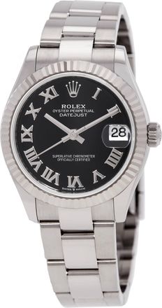 Rolex Datejust 31 Automatic Black Dial Ladies Watch 278274BKRO