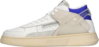 RUN OF High Combo Sneakers - Heren - Sneakers - Wit - 42 EU - Leer - Schoenen