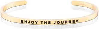 Mantra Enjoy the Journey bracelet in Yellow Gold at Nordstrom