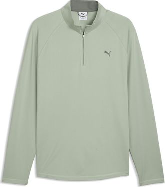 Puma Giacca da golf con zip corta Pure Grid da uomo, Accessori, Verde, XXL