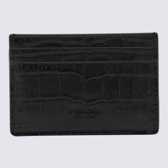 Tom Ford Black Leather Card Holder