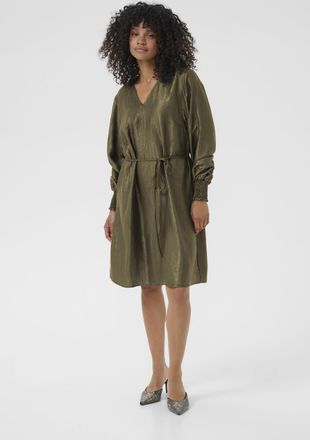 Kaffe Jurk KArizz Jurk A-shape green