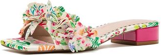 Blue by Betsey Johnson Glorria Womens Sandals Natural Floral : 6.5 M, Synthetic