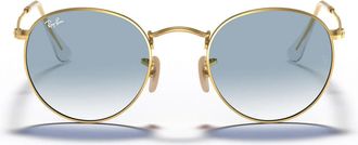 Ray-Ban Sunglasses Rb3447 N 001/3 F Round Metal Gold/Blue Unisex