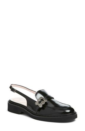 Roger Vivier Viv Rangers Slingback Loafer in Nero at Nordstrom, Size 7.5Us