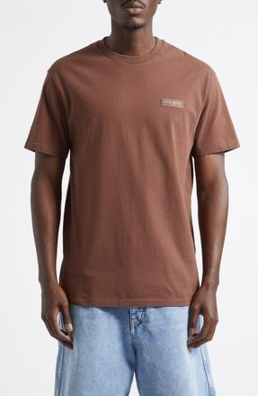Givenchy Regular Fit Logo Patch T-Shirt in Dark Havanna at Nordstrom, Size Xxx-Large