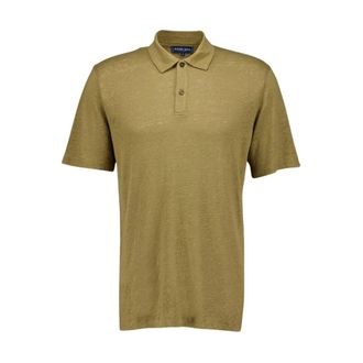 Frescobol Carioca Polo Shirts, male, Green, XL, Mello Linen Polo