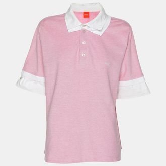 HUGO BOSS Boss By Hugo Boss Pink Cotton Top