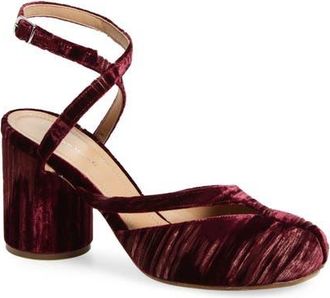 Maison Margiela Tabi Ankle Strap Pump in Cordovan Red at Nordstrom, Size 10.5Us