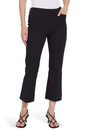 Lyss&eacute; Amanda Pocket Crop Bootcut Pants in Black at Nordstrom Rack, Size X-Small