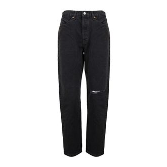 Levi's Dames, Jeans, Zwart, Maat: W24 Katoen