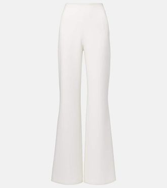Roland Mouret Cr&ecirc;pe wide-leg pants