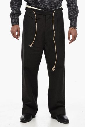 Maison Margiela MM0 Pantaloni 3 Tasche Oversized Fit in Lana Maison Margiela