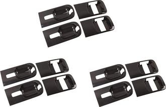 OEM Juego De 18 Piezas De Cubiertas De Fibra De Carbono Para Manijas De Puertas De Abs Automotriz, Aptas Para Los Modelos Grand Starex H1 I800 2018-2020